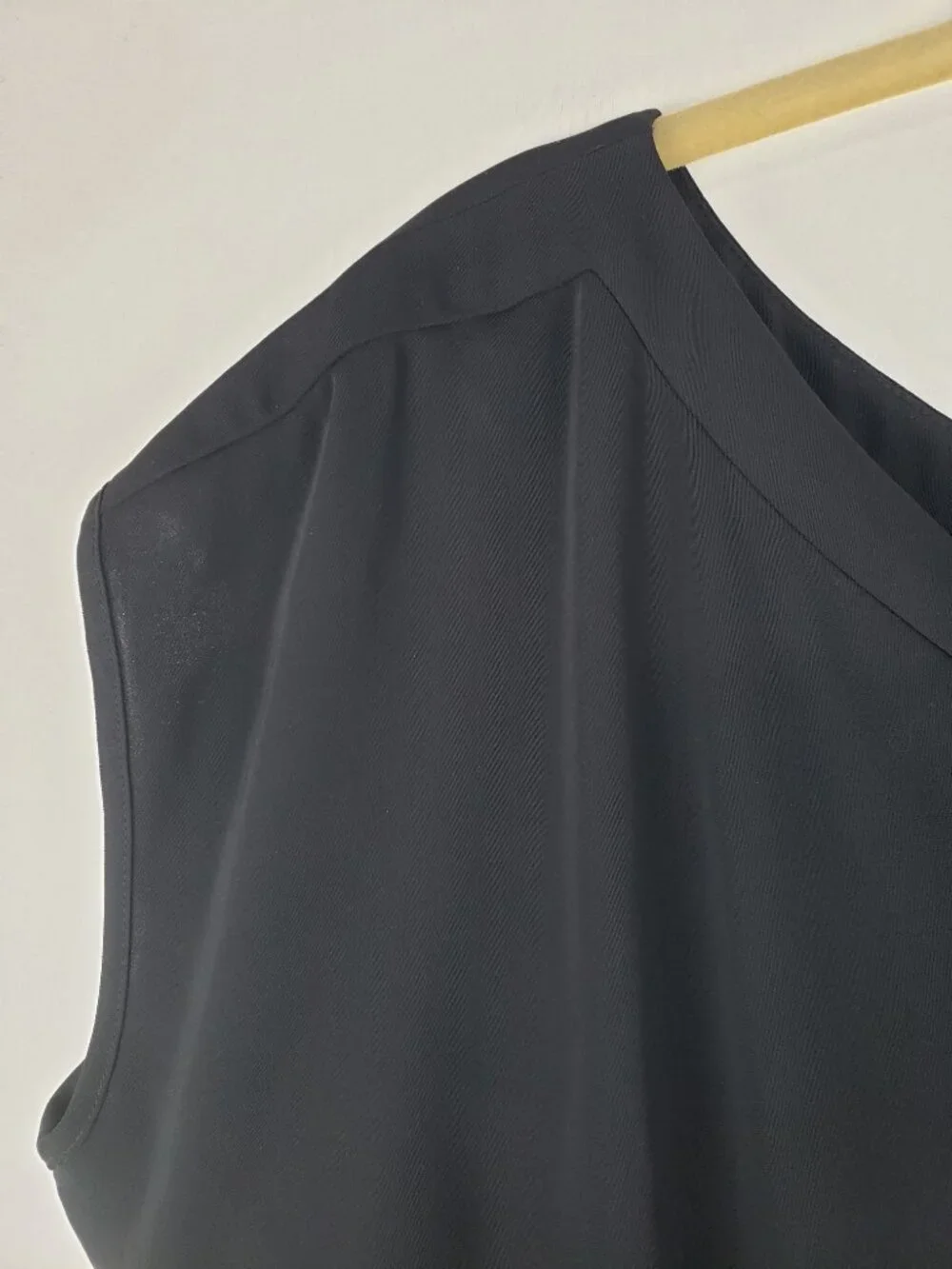 Eliza J Cap Sleeve Wide Leg Jumpsuit Black Blouson Tie Waist Womens 12